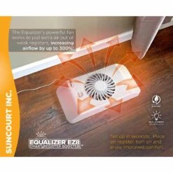 Suncourt Equalizer EZ8 Smart Register Booster Fan -Hestra Clothing Store suncourt equalizer ez8 smart register booster fan 9