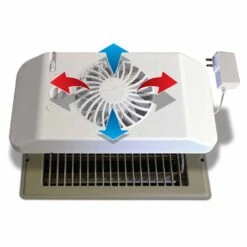 Suncourt Equalizer EZ8 Smart Register Booster Fan With Wall Mount Kit -Hestra Clothing Store suncourt equalizer ez8 smart register booster fan with wall mount kit 12