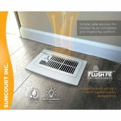 Suncourt Flush Fit Smart Register Booster Fan With Adaptor Plate -Hestra Clothing Store suncourt flush fit smart register booster fan with adaptor plate 13