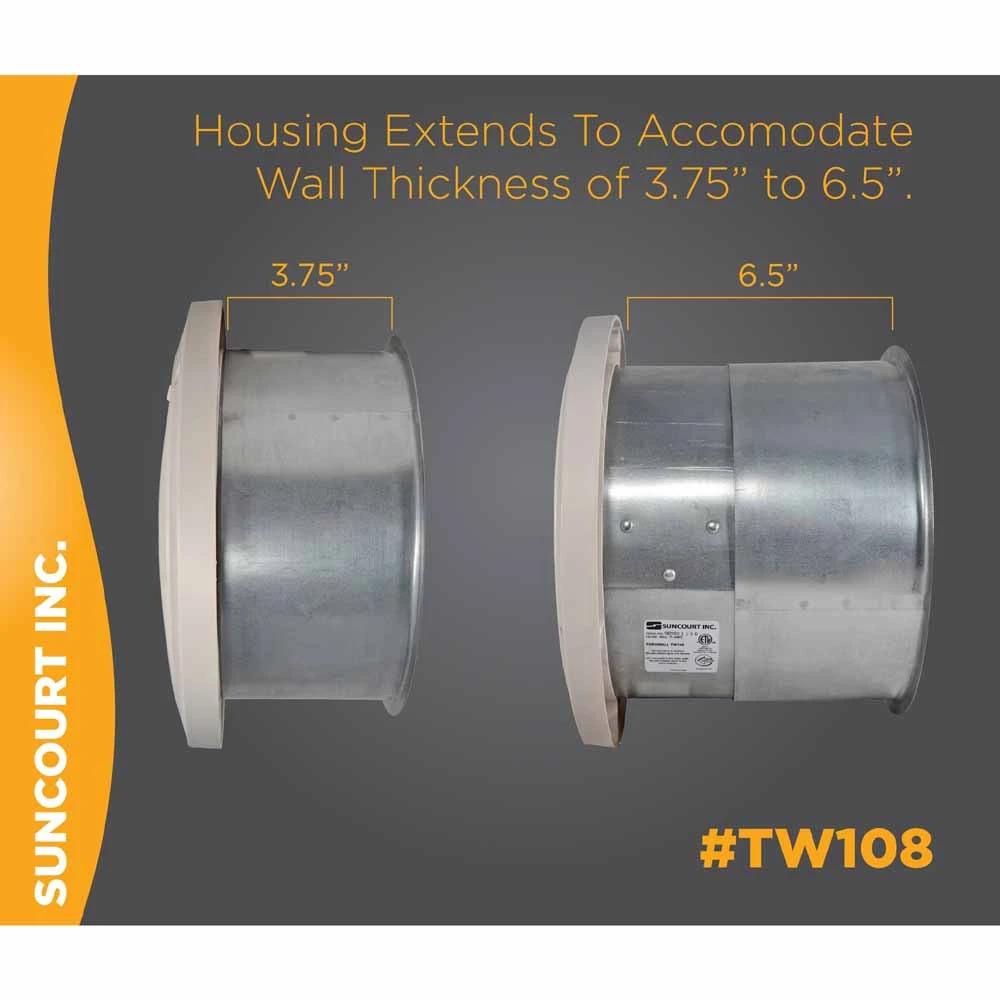 Suncourt ThruWall Room To Room Fan Plug-in 9 Suncourt ThruWall Room To Room Fan Plug-in - Image 7