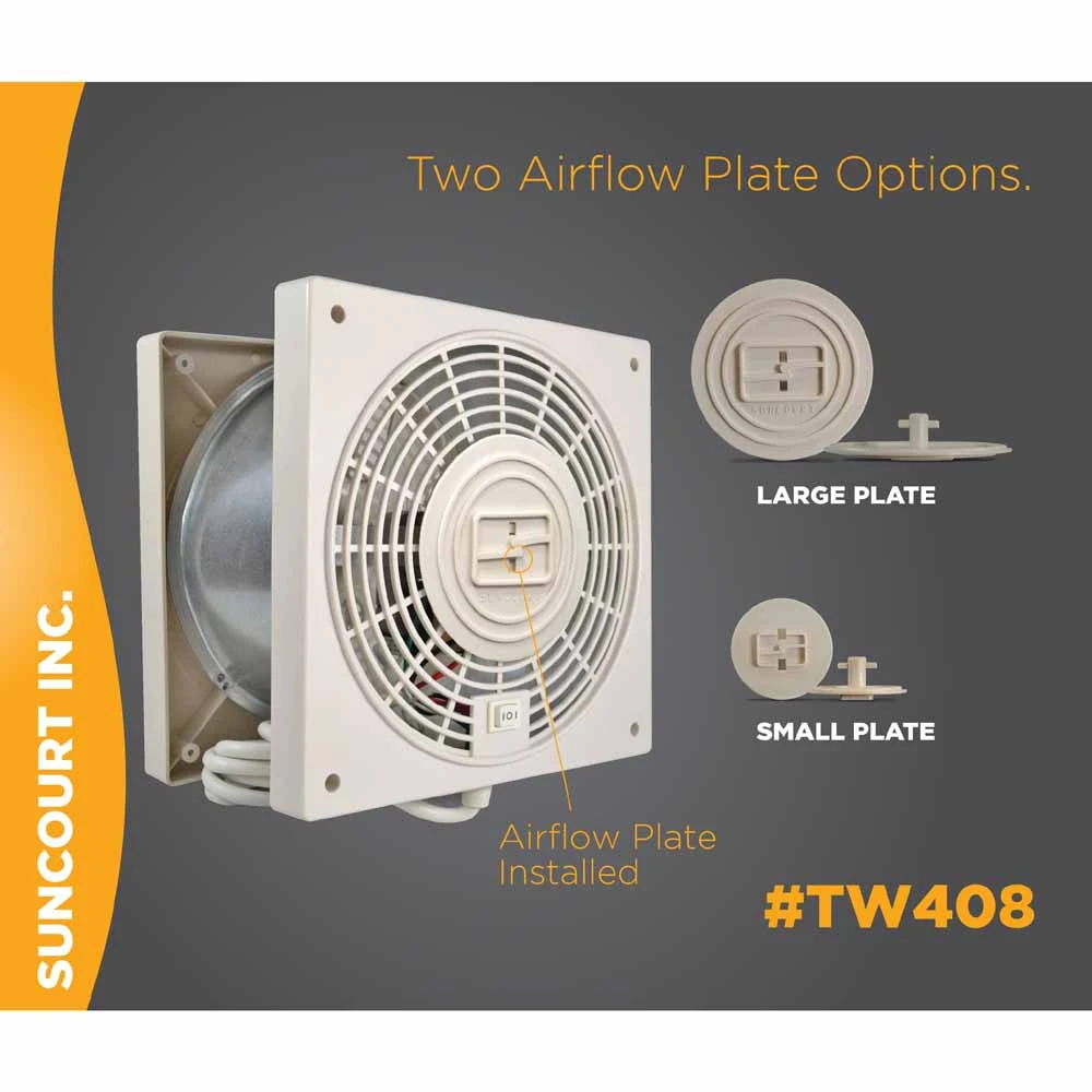 Suncourt ThruWall Room To Room Fan With Airflow Adaptors Plates 8 Suncourt ThruWall Room To Room Fan With Airflow Adaptors Plates - Image 6