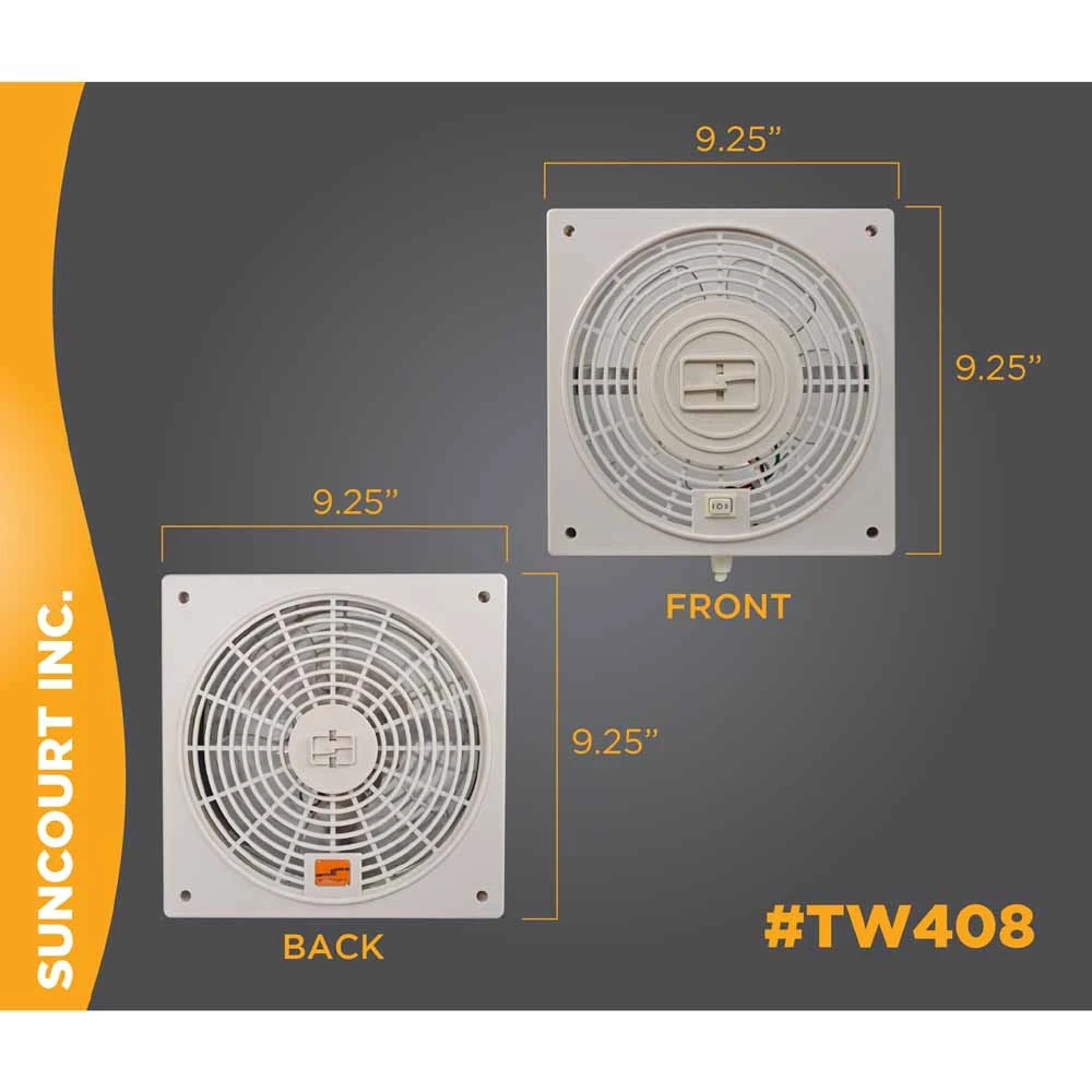 Suncourt ThruWall Room To Room Fan With Airflow Adaptors Plates 9 Suncourt ThruWall Room To Room Fan With Airflow Adaptors Plates - Image 7