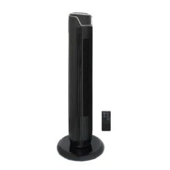 Sunpentown 36in Tower Fan With Remote And Timer In Black