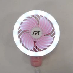 Sunpentown Rechargeable Personal Hand-Held Fan With LED Light - Pink -Hestra Clothing Store sunpentown rechargeable personal hand held fan with led light pink 95