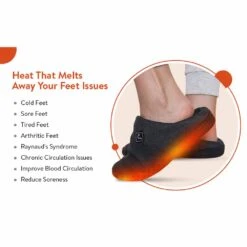 ThermalStep Rechargeable Electric Heated Slippers 17 ThermalStep Rechargeable Electric Heated Slippers -Hestra Clothing Store thermalstep rechargeable electric heated slippers 16