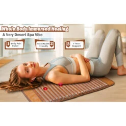 UTK 8 Photon Far Infrared Heating Pads With Full Tourmaline Beads For Back Pain Relief 21 X 31 -Hestra Clothing Store utk 8 photon far infrared heating pads with full tourmaline beads for back pain relief 21 x 31 57