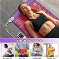 UTK Amethyst Far Infrared Heating Pad For Back Pain Relief 21 X 31 -Hestra Clothing Store utk amethyst far infrared heating pad for back pain relief 21 x 31 61