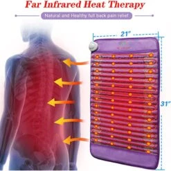 UTK Amethyst Far Infrared Heating Pad For Back Pain Relief 21 X 31 -Hestra Clothing Store utk amethyst far infrared heating pad for back pain relief 21 x 31 62