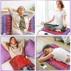 UTK Amethyst Far Infrared Heating Pad For Back Pain Relief 21 X 31 -Hestra Clothing Store utk amethyst far infrared heating pad for back pain relief 21 x 31 65