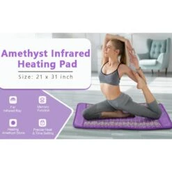 UTK Amethyst Far Infrared Heating Pad For Back Pain Relief 21 X 31 -Hestra Clothing Store utk amethyst far infrared heating pad for back pain relief 21 x 31 66