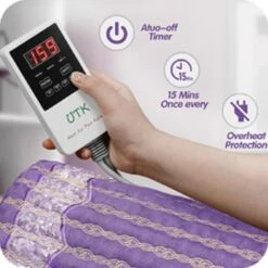 UTK Amethyst Far Infrared Heating Pad For Back Pain Relief 21 X 31 -Hestra Clothing Store utk amethyst far infrared heating pad for back pain relief 21 x 31 67