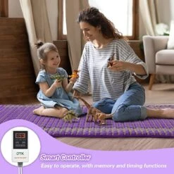 UTK Amethyst Far Infrared Heating Pad For Back Pain Relief 24 X 59 -Hestra Clothing Store utk amethyst far infrared heating pad for back pain relief 24 x 59 72