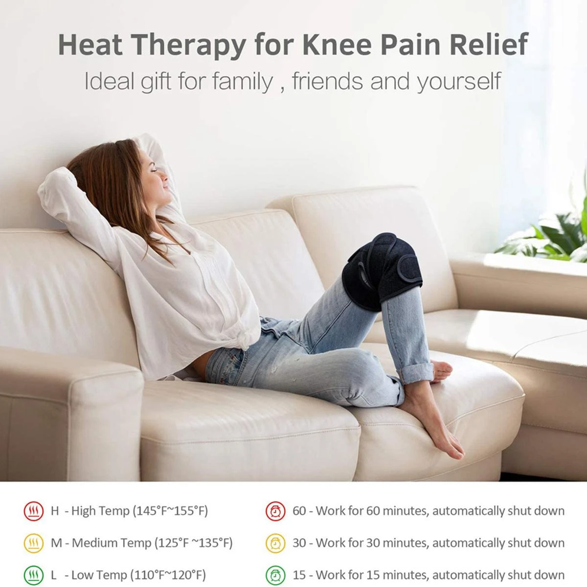 UTK Far Infrared Heating Pad For Knee & Elbow Pain Relief 8 UTK Far Infrared Heating Pad For Knee & Elbow Pain Relief - Image 6