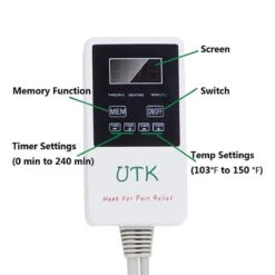 UTK Far Infrared Heating Pad - Natural Jade Pad For Chronic Back Pain Relief - Medium 21inx31in -Hestra Clothing Store utk far infrared heating pad natural jade pad for chronic back pain relief medium 21 x31 25