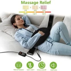 UTK Far Infrared Heating Pad With Vibration Massage For Lower Back -Hestra Clothing Store utk far infrared heating pad with vibration massage for lower back 66