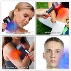 UTK High Power 24 LED Red Light Therapy Device With 470/660/850/940nm Wavelength -Hestra Clothing Store utk high power 24 led red light therapy device with 470 660 850 940nm wavelength 124