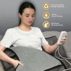 UTK Infrared Sauna Blanket - Full-Size Body Blanket 71inx71in -Hestra Clothing Store utk infrared sauna blanket full size body blanket 71 x71 55