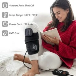 UTK Jade Far Infrared Heating Therapy Pad For Pain Relief For Wrist, Elbow, Leg, And Arm - 47 X 2.4in -Hestra Clothing Store utk jade far infrared heating therapy pad for pain relief for wrist elbow leg and arm 47 x 2 4 67