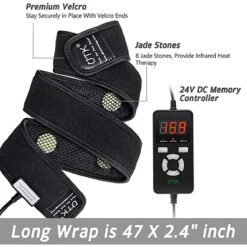 UTK Jade Far Infrared Heating Therapy Pad For Pain Relief For Wrist, Elbow, Leg, And Arm - 47 X 2.4in -Hestra Clothing Store utk jade far infrared heating therapy pad for pain relief for wrist elbow leg and arm 47 x 2 4 68