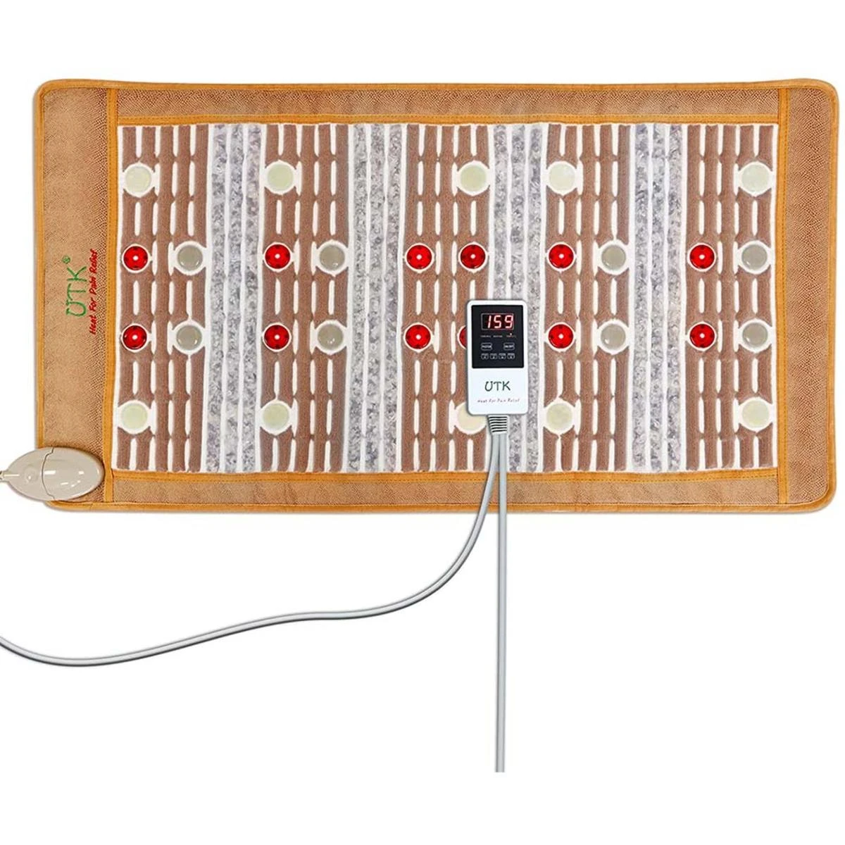 UTK Photon Far Infrared Heating Mat For Pain Relief - Amethyst Therapy Pad 38in X 21in 4 UTK Photon Far Infrared Heating Mat For Pain Relief - Amethyst Therapy Pad 38in X 21in - Image 2