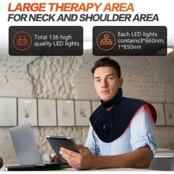 UTK Red Light Pain Relief Therapy For Neck And Shoulder - 4 In 1 -Hestra Clothing Store utk red light pain relief therapy for neck and shoulder 4 in 1 112