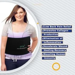 UTK Red Light Therapy Belt For Body Pain Relief 4 In 1 Flexible Wearable Device With 470/660/850nm -Hestra Clothing Store utk red light therapy belt for body pain relief 4 in 1 flexible wearable device with 470 660 850nm 121