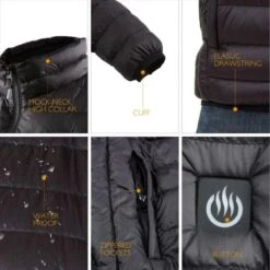 Venture Heat Mens Delspring 5V Battery Heated Down Puffer Jacket -Hestra Clothing Store venture heat men s delspring 5v battery heated down puffer jacket 113