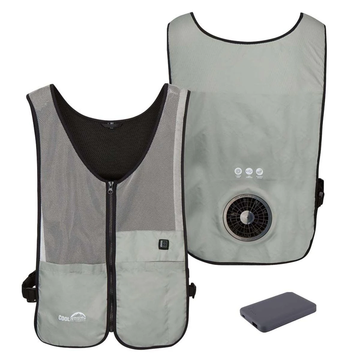 Venture Heat Unisex WindTech Pro 3 Speed Wearable Cooling Fan Vest With 3.7V Battery 3 Venture Heat Unisex WindTech Pro 3 Speed Wearable Cooling Fan Vest With 3.7V Battery
