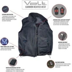 Volt Heat 5V Carbon Heated Fleece Vest 14 Volt Heat 5V Carbon Heated Fleece Vest -Hestra Clothing Store volt heat 5v carbon heated fleece vest 119