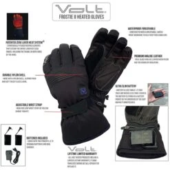 Volt Heat 8V Frostie II Heated Gloves 14 Volt Heat 8V Frostie II Heated Gloves -Hestra Clothing Store volt heat 8v frostie ii heated gloves 112
