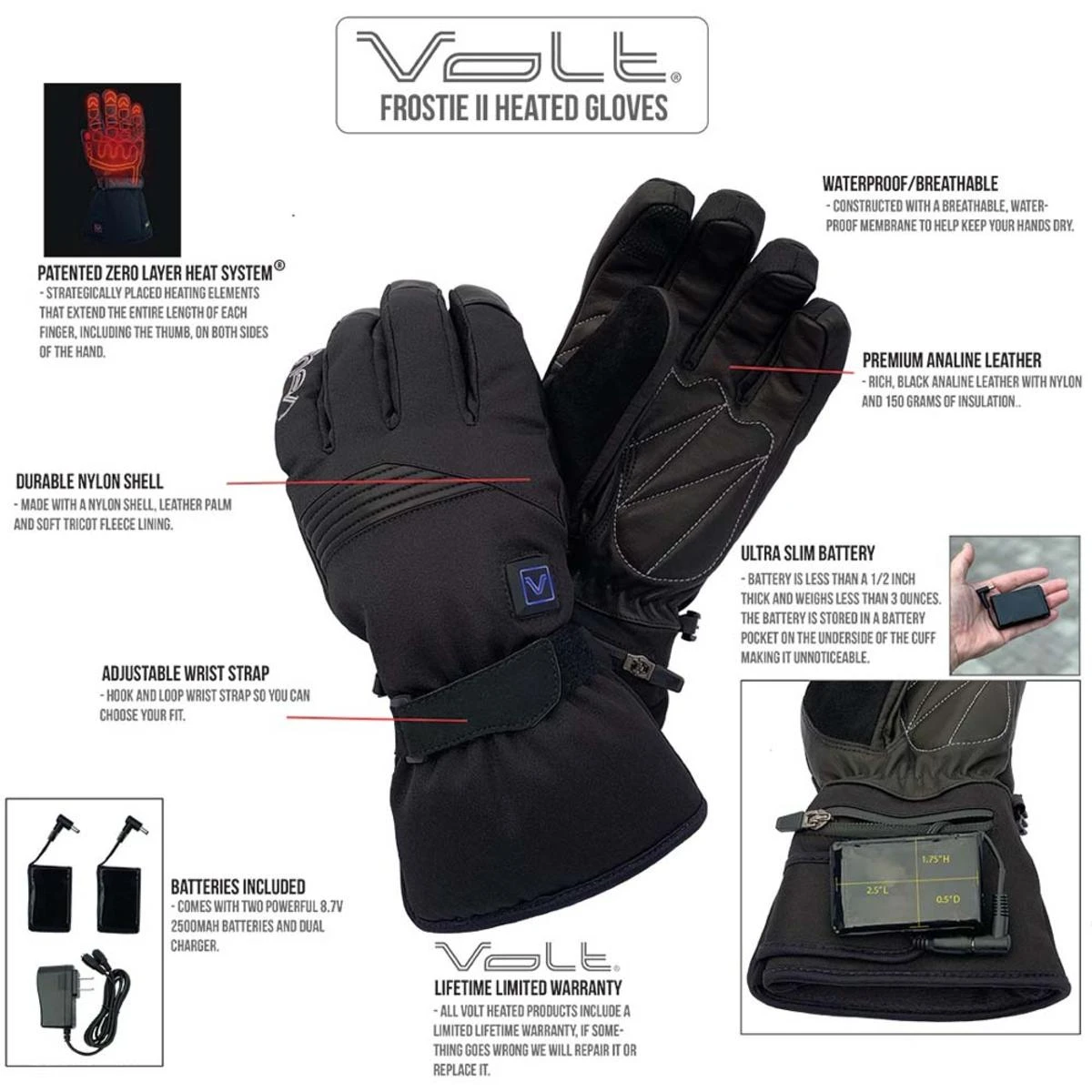 Volt Heat 8V Frostie II Heated Gloves 7 Volt Heat 8V Frostie II Heated Gloves - Image 5