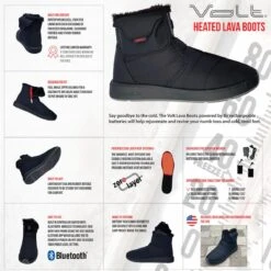 Volt Heat 8V Heated Lava Boots - Indoor/Outdoor -Hestra Clothing Store volt heat 8v heated lava boots indoor outdoor 110