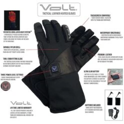 Volt Heat 8V Tactical Leather Heated Gloves 12 Volt Heat 8V Tactical Leather Heated Gloves -Hestra Clothing Store volt heat 8v tactical leather heated gloves 106