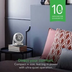 Vornado 133DC Energy Smart Compact Air Circulator Fan With Variable Speed Control - White -Hestra Clothing Store vornado 133dc energy smart compact air circulator fan with variable speed control white 98