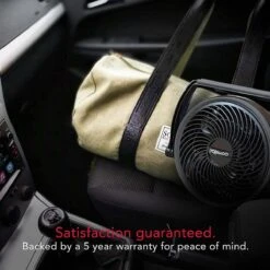 Vornado Expand6 Small Travel Air Circulator Fan With Collapsible Body, Built-in Carry Handle, Integrated Cord Storage, Multi-Directional Airflow - Black/Gray -Hestra Clothing Store vornado expand6 small travel air circulator fan with collapsible body built in carry handle integrated cord storage multi directional airflow black gray 104