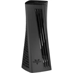 Vornado HELIX1 Personal Desktop Tower Fan With 2 Speed Settings, Touch Controls - Black