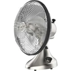 Vornado Silver Swan Brushed Nickel Vintage Oscillating Fan - Brushed Chrome