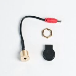 Warm & Safe DC Coax Jack Panel Mount With 6in Coax Plug Cable