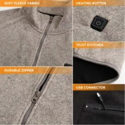 Weston Store Mens Heated Fleece Jacket -Hestra Clothing Store weston store men s heated fleece jacket 139