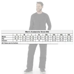 Winters Edge Mens Avalanche Snow Bib 11 Winters Edge Mens Avalanche Snow Bib -Hestra Clothing Store winter s edge men s avalanche snow bib 112