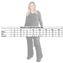 Winters Edge Womens Avalanche Snow Bib -Hestra Clothing Store winter s edge women s avalanche snow bib 103
